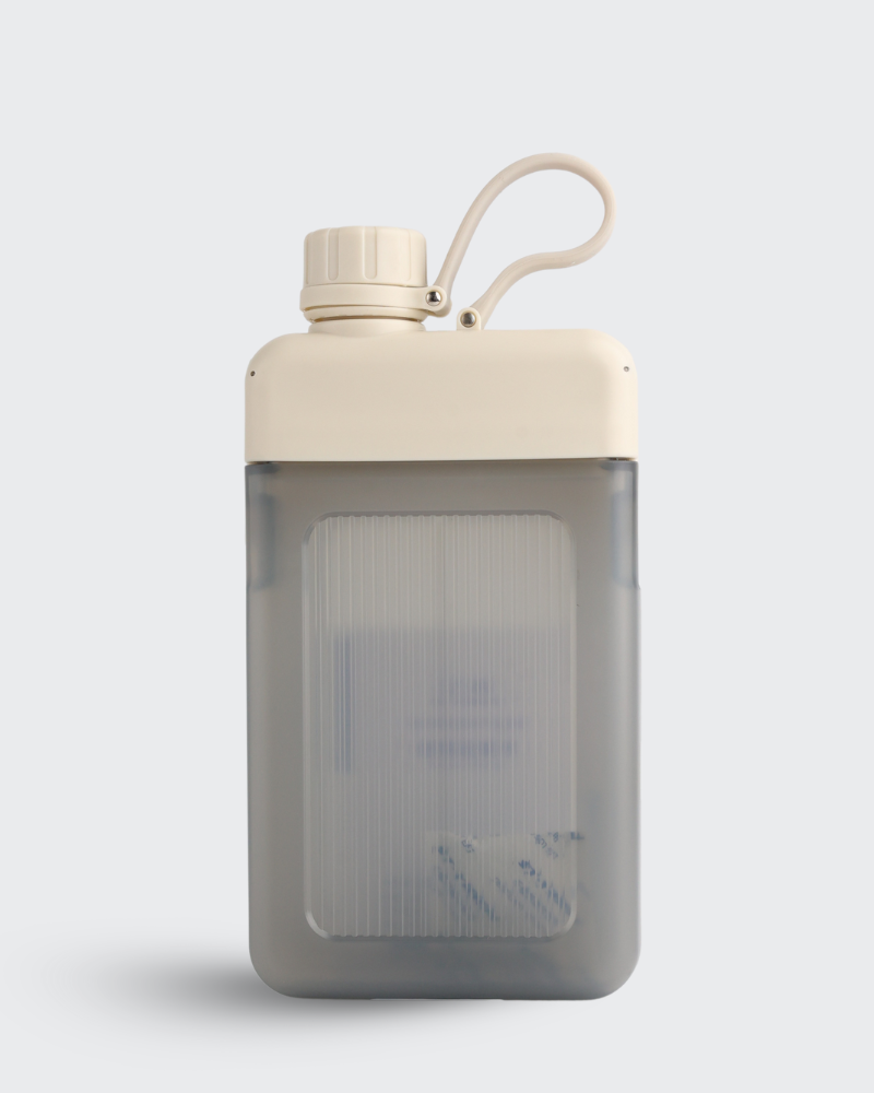 Square Sports Bottle Leak-Proof (OFF White) By Bev9