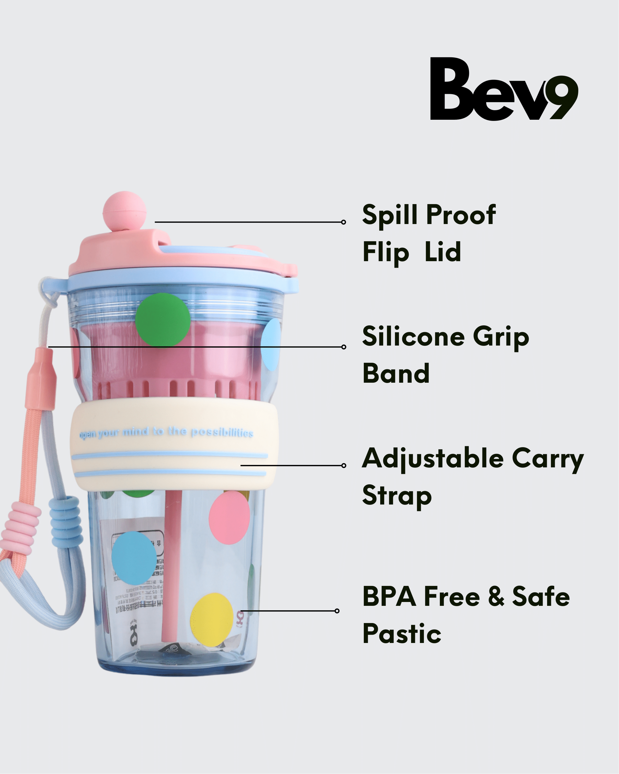 The Lumina Bottle Zenith Sip (Pink) By Bev9