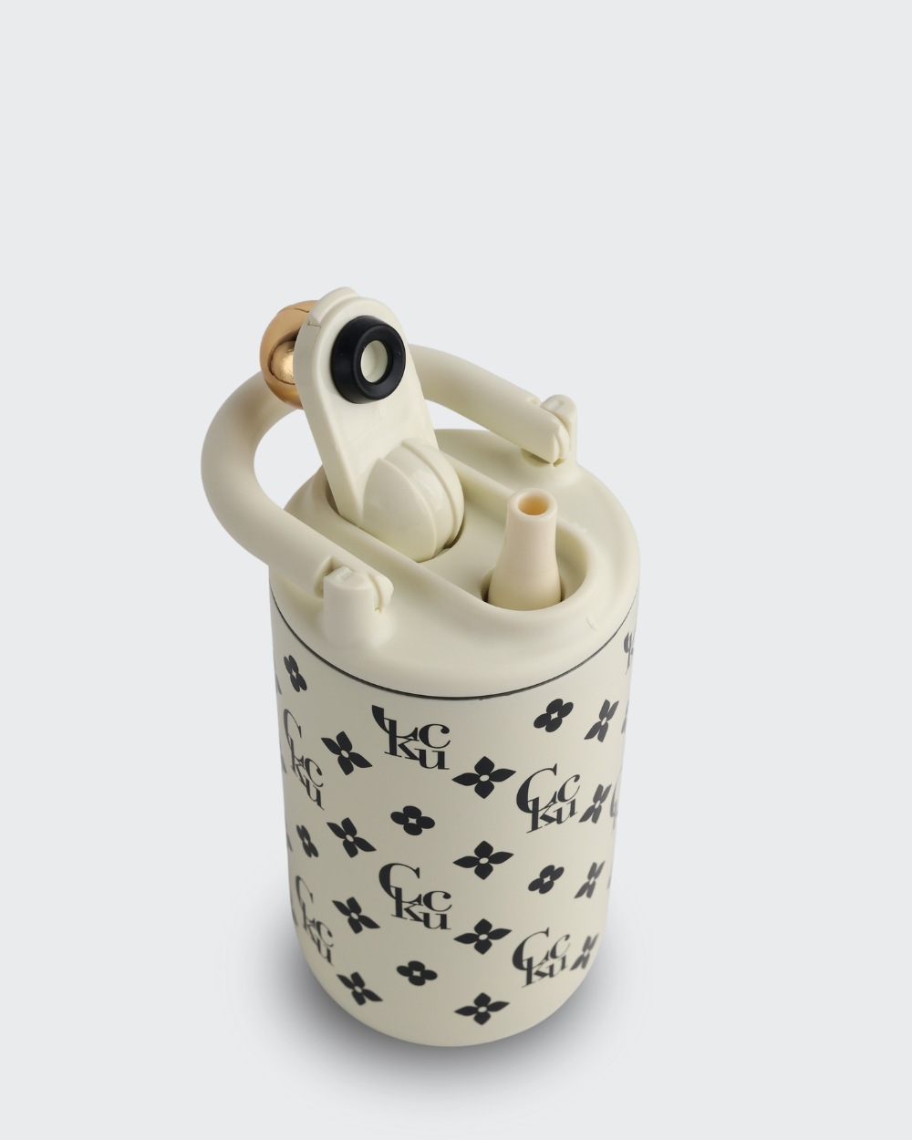 CC.KU Retro Thermos Cup (White) by Bev9