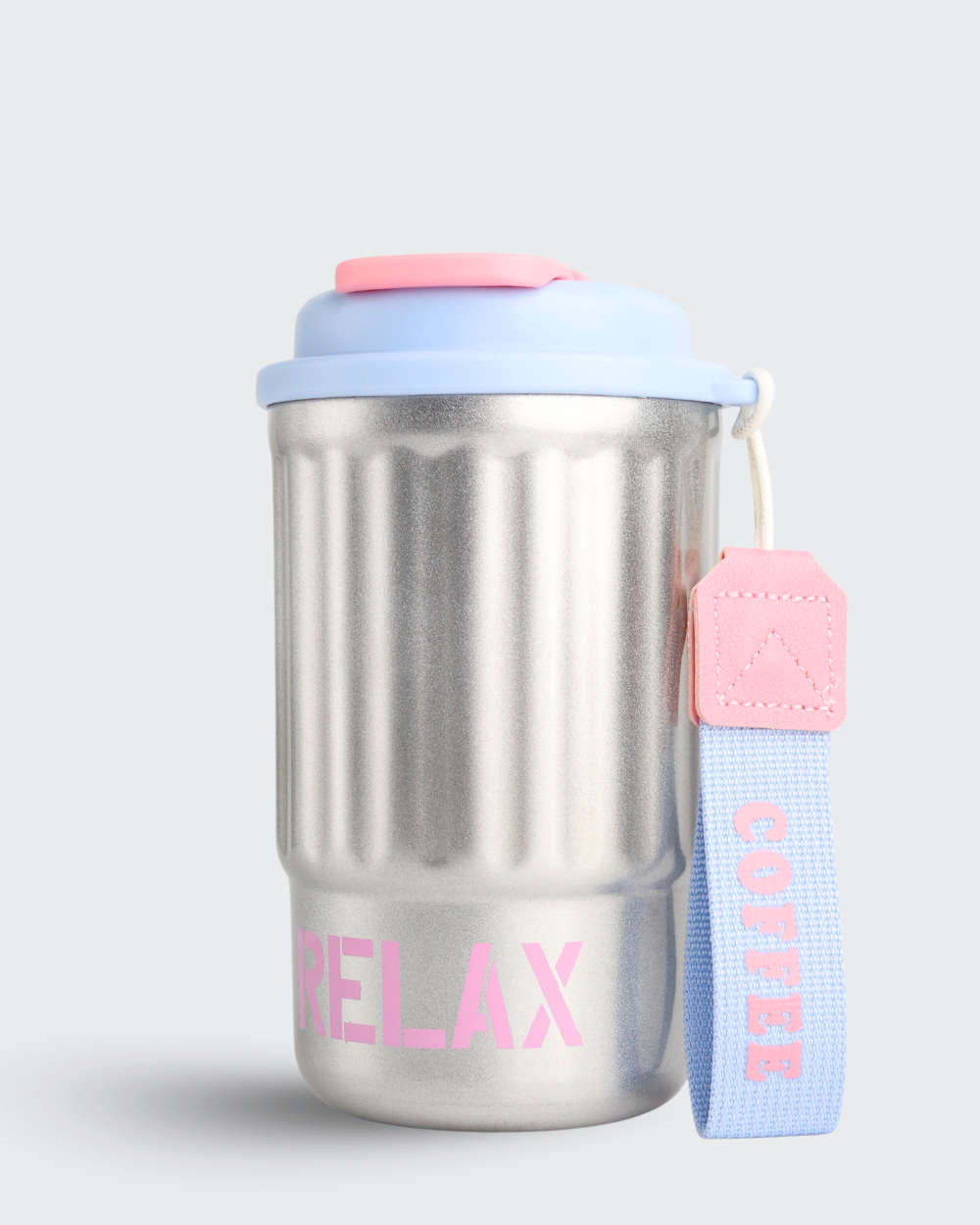 High-Value 316 Stainless Steel Thermos Cup (Blue & silver) By Bev9