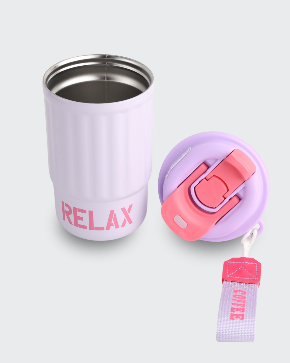 High-Value 316 Stainless Steel Thermos Cup (Purple & Pink) By Bev9