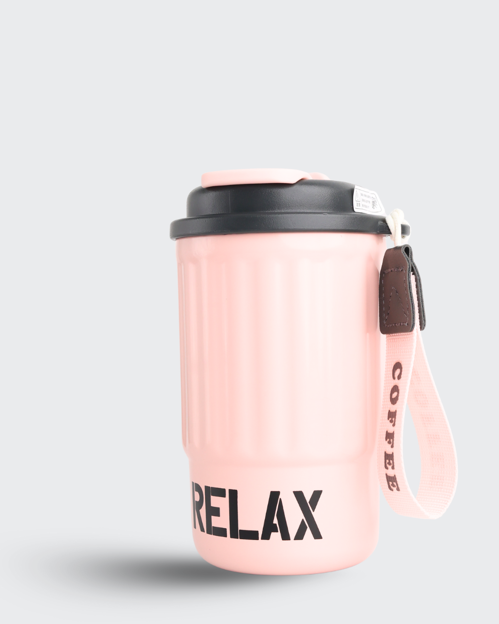 High-Value 316 Stainless Steel Thermos Cup (Black & Pink) By Bev9