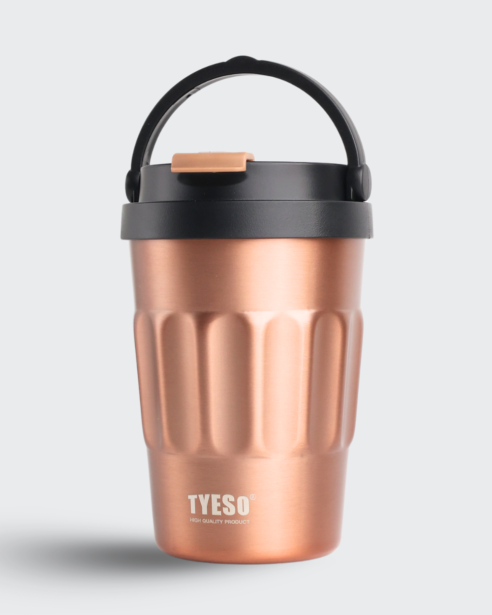 TYESO Insuleted Vaccum Sipper and Travel Coffee Mug (Brown) By Bev9