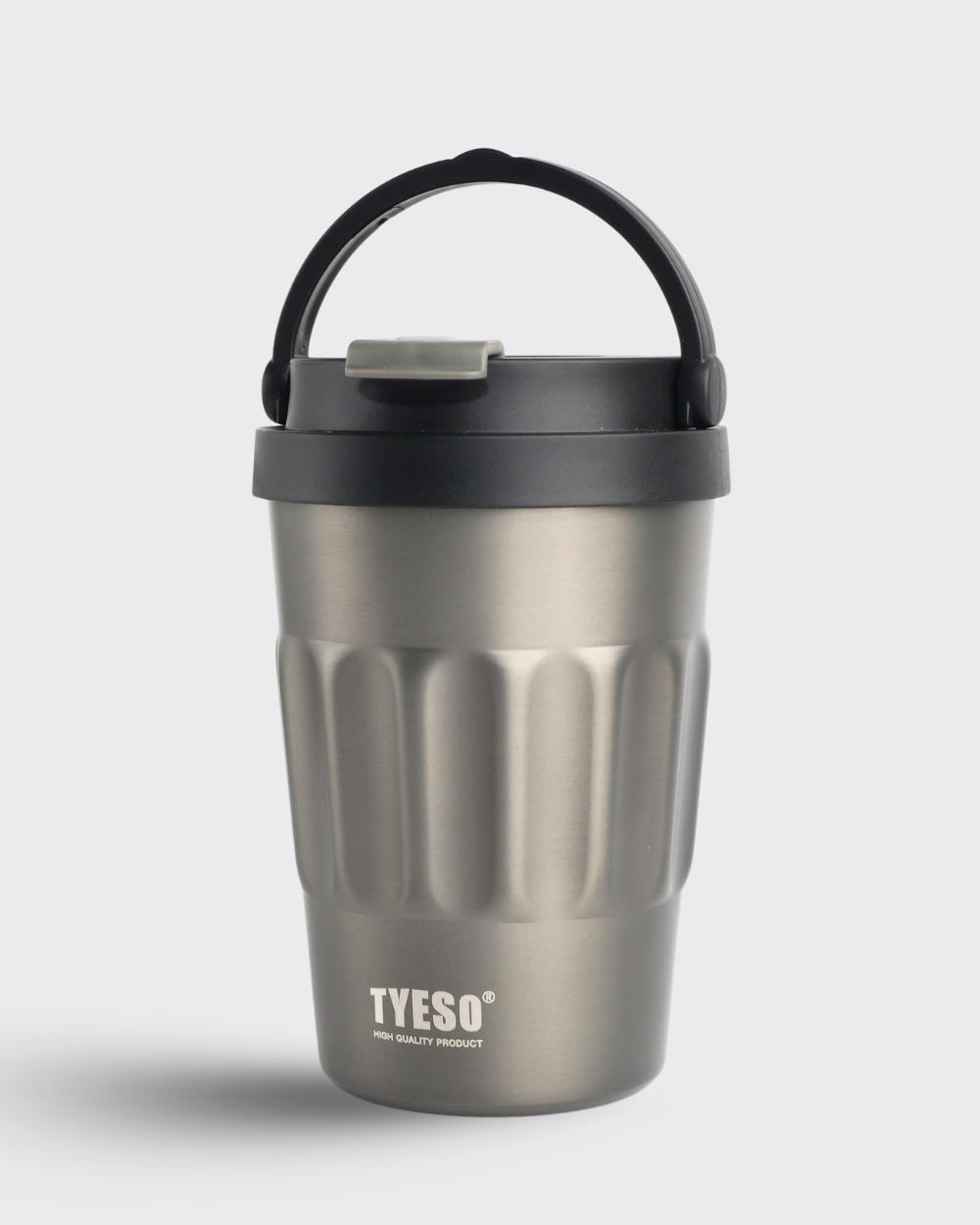 TYESO Insuleted Vaccum Sipper and Travel Coffee Mug (Gray) By Bev9