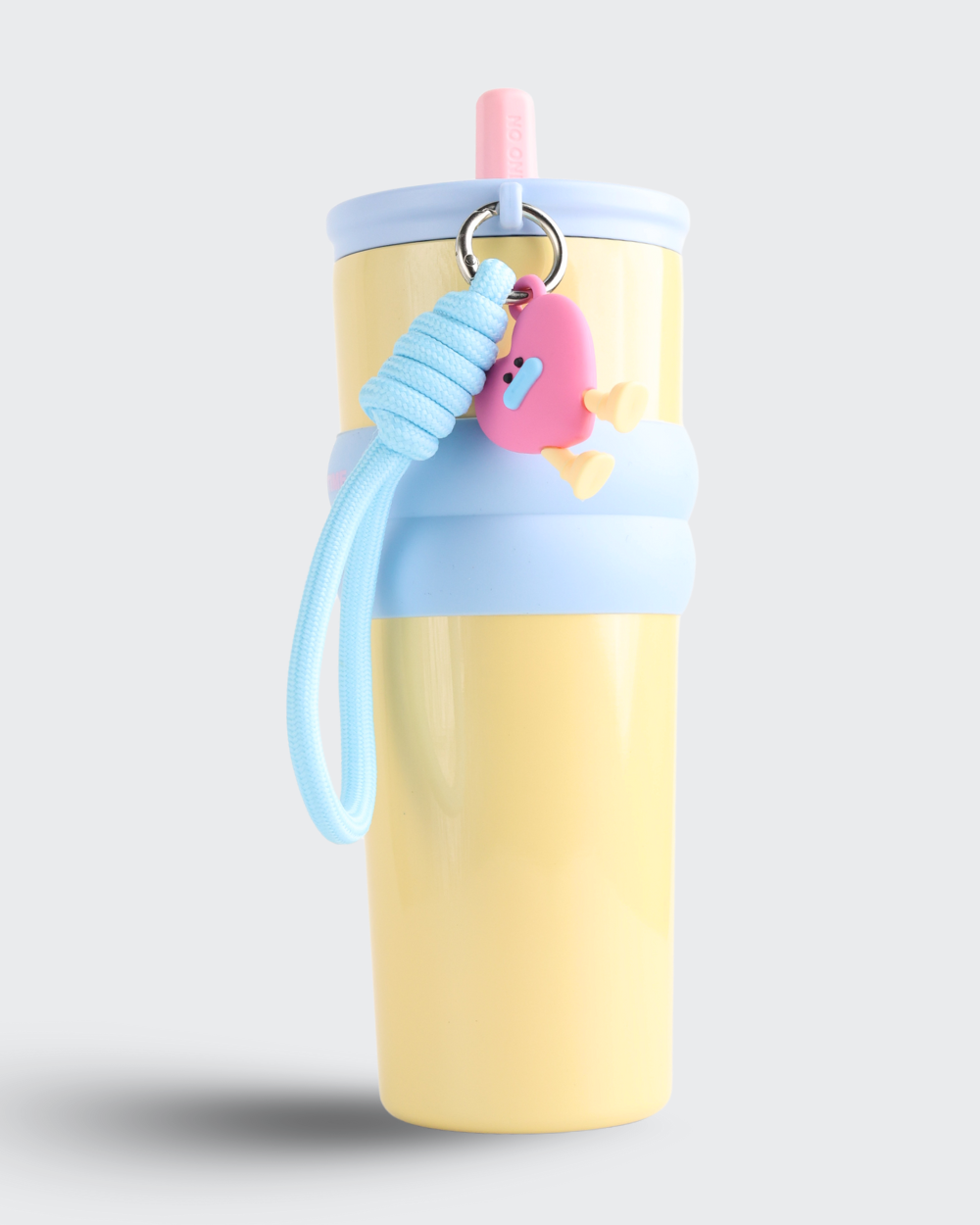 Generic Portable Insulated Tumbler Coffee Cup (Yellow & Blue) By Bev9