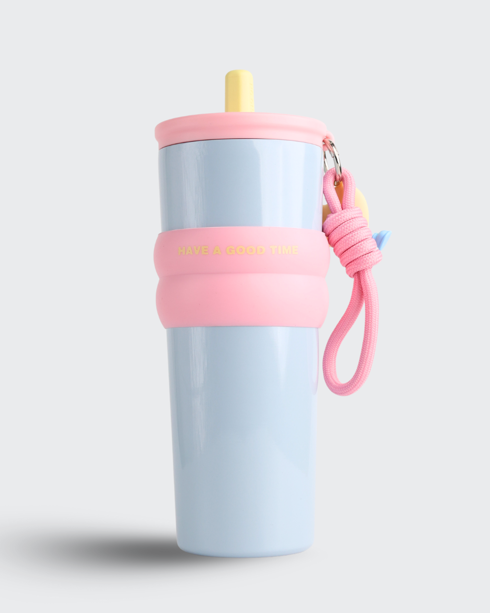 Generic Portable Insulated Tumbler Coffee Cup (Blue & Pink) By Bev9