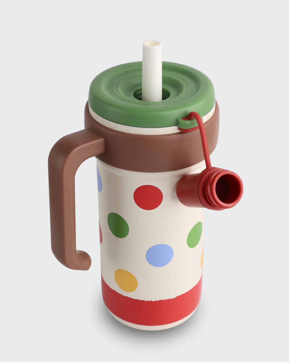 C-MATE 316 Stainless Steel Coffee Mug Tumbler (Beige & Brown) By Bev9