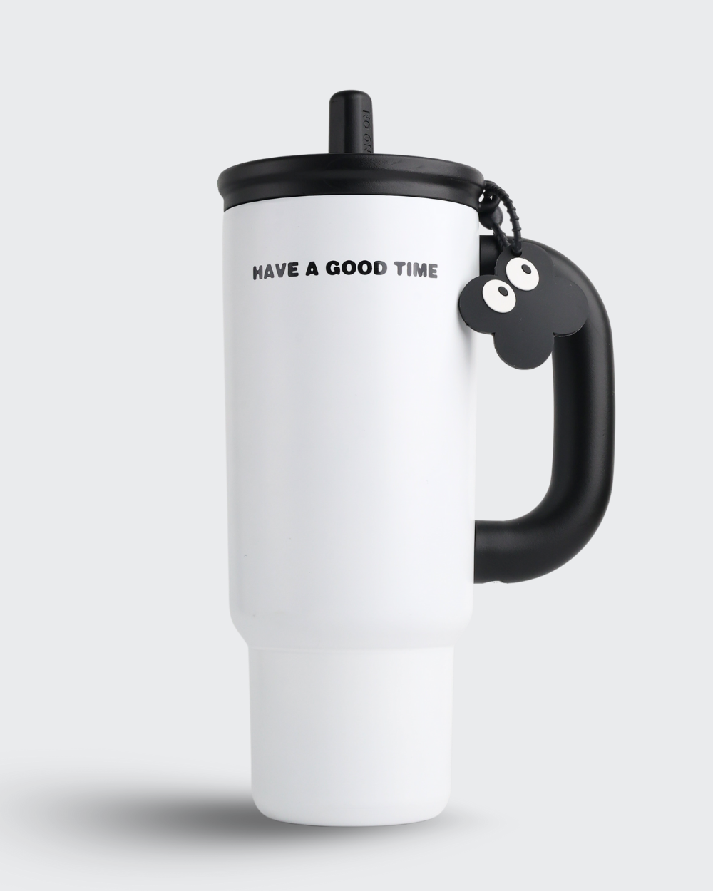 Tumbler with Handle Insulated Thermal Water Bottle (white) By Bev9