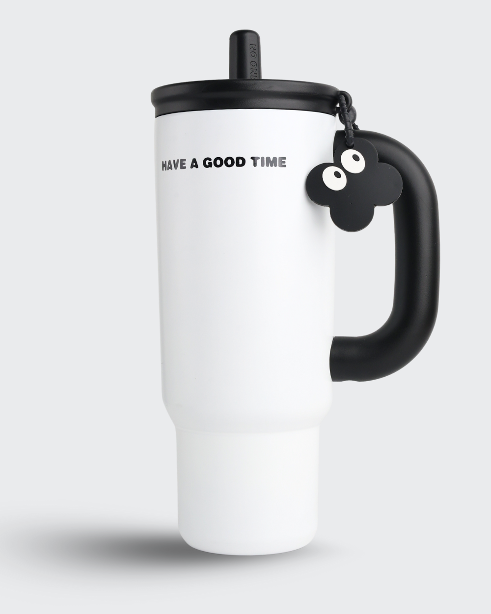 Tumbler with Handle Insulated Thermal Water Bottle (white) By Bev9