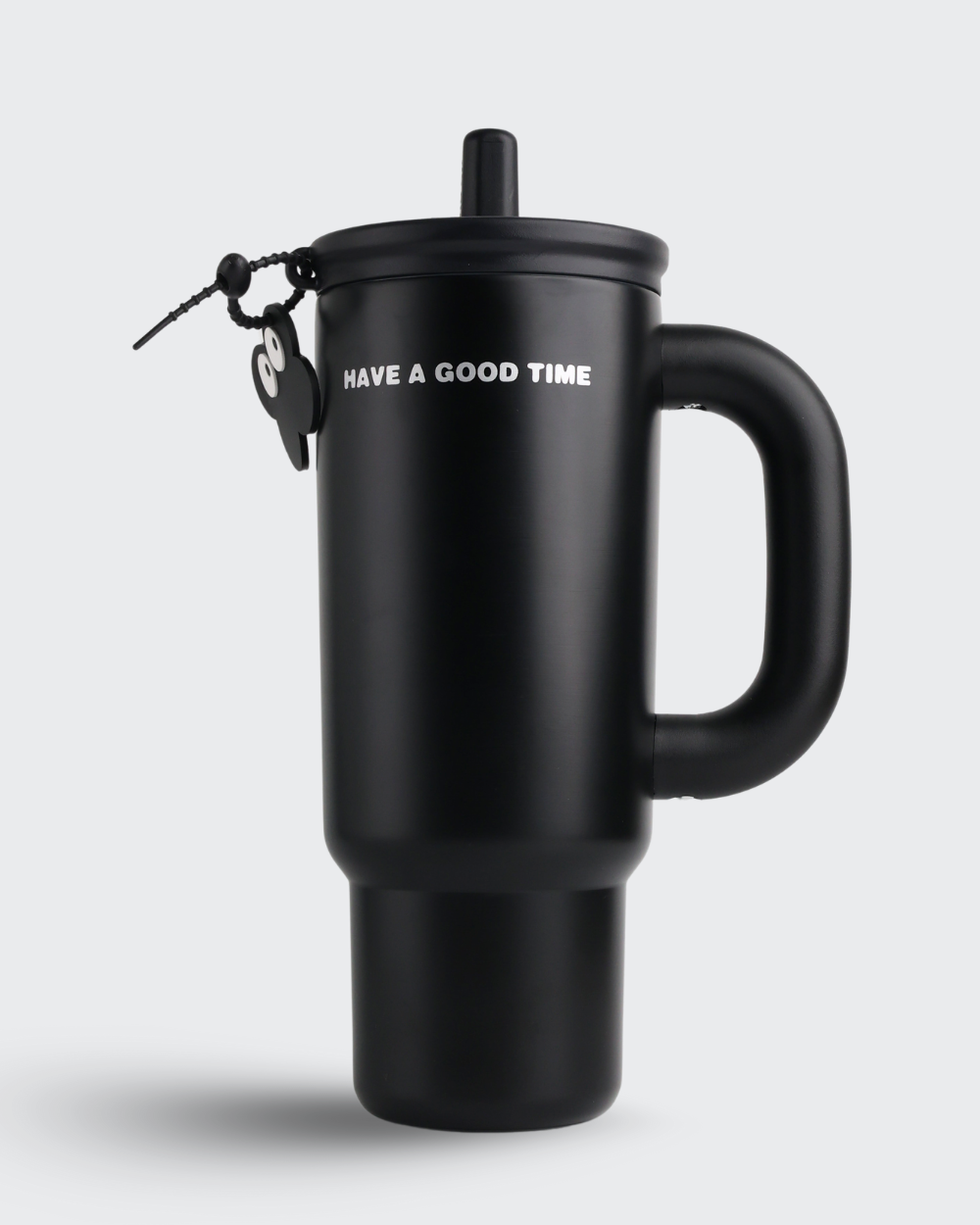 Tumbler with Handle Insulated Thermal Water Bottle (Black) By Bev9