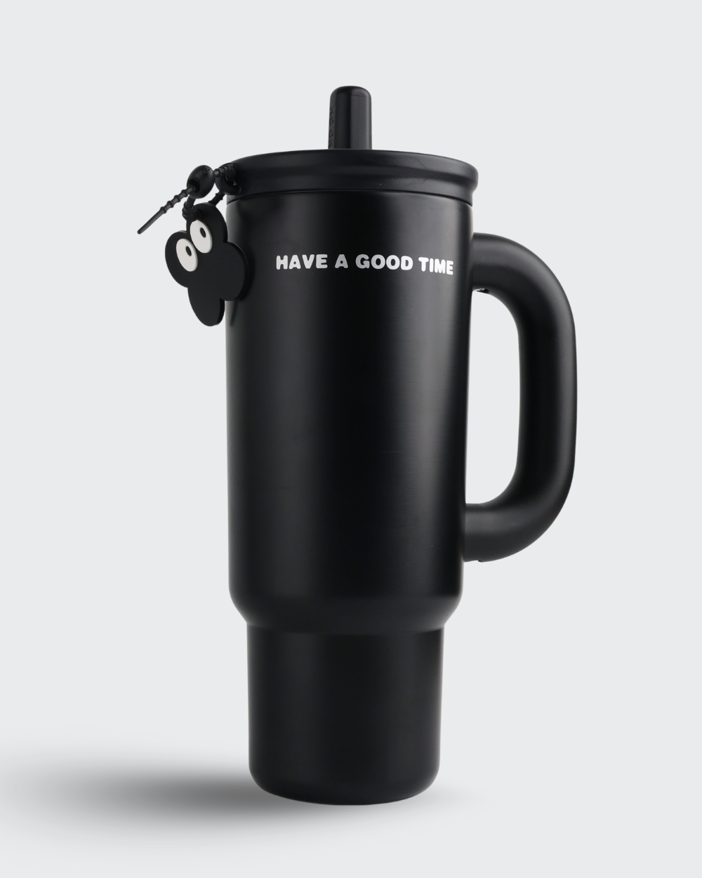 Tumbler with Handle Insulated Thermal Water Bottle (Black) By Bev9