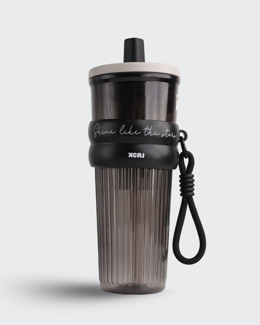 XCRJ Tritan Outdoor Portable Straw Cup (Black) By Bev9