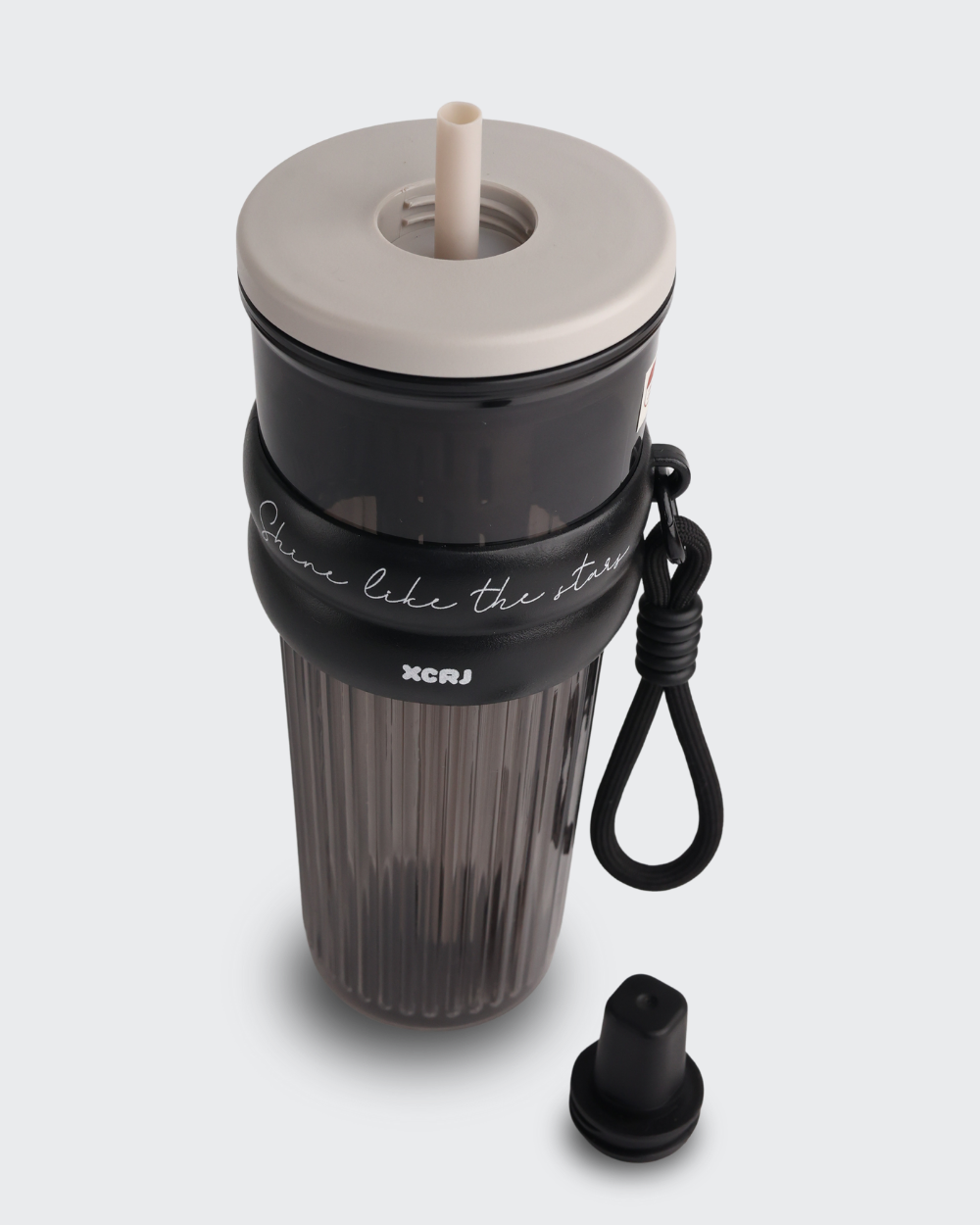 XCRJ Tritan Outdoor Portable Straw Cup (Black) By Bev9
