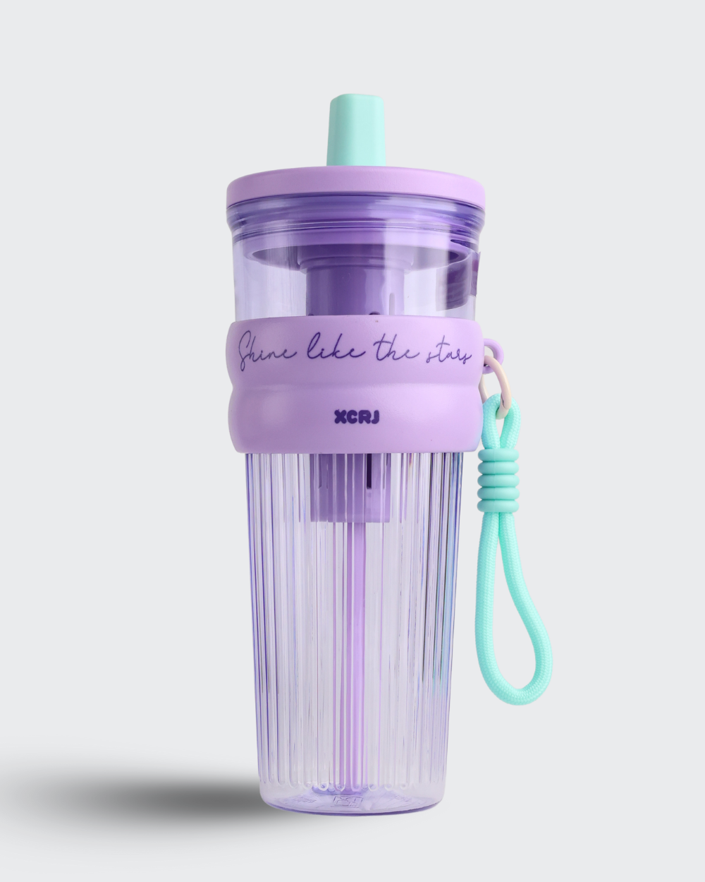 XCRJ Tritan Outdoor Portable Straw Cup (Purple) By Bev9