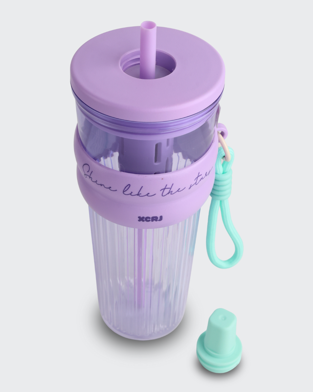 XCRJ Tritan Outdoor Portable Straw Cup (Purple) By Bev9