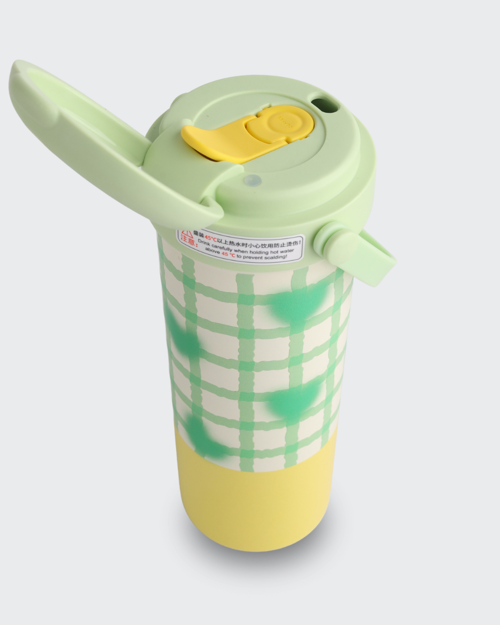 Plaid Pattern Printing Vacuum Elegent & Durable (Green) By Bev9