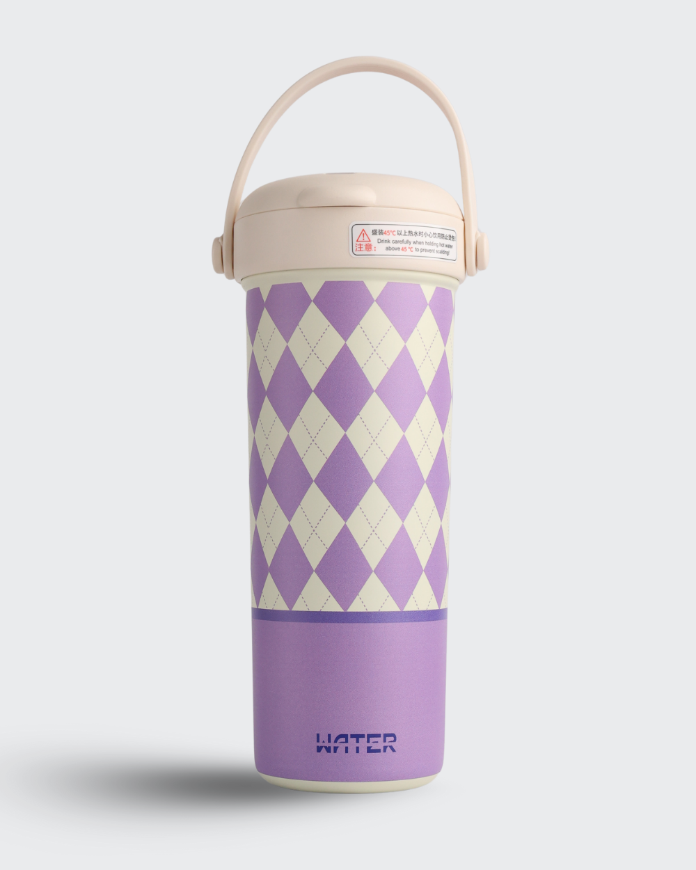 Harlequin Pattern Printing Vacuum Elegent & Durable (Purple) By Bev9