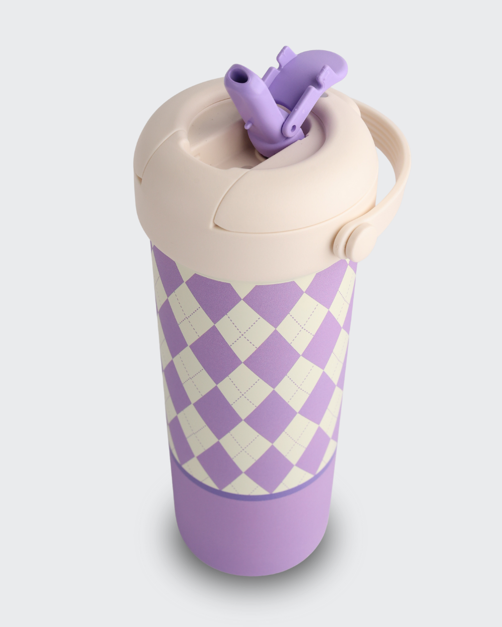 Harlequin Pattern Printing Vacuum Elegent & Durable (Purple) By Bev9