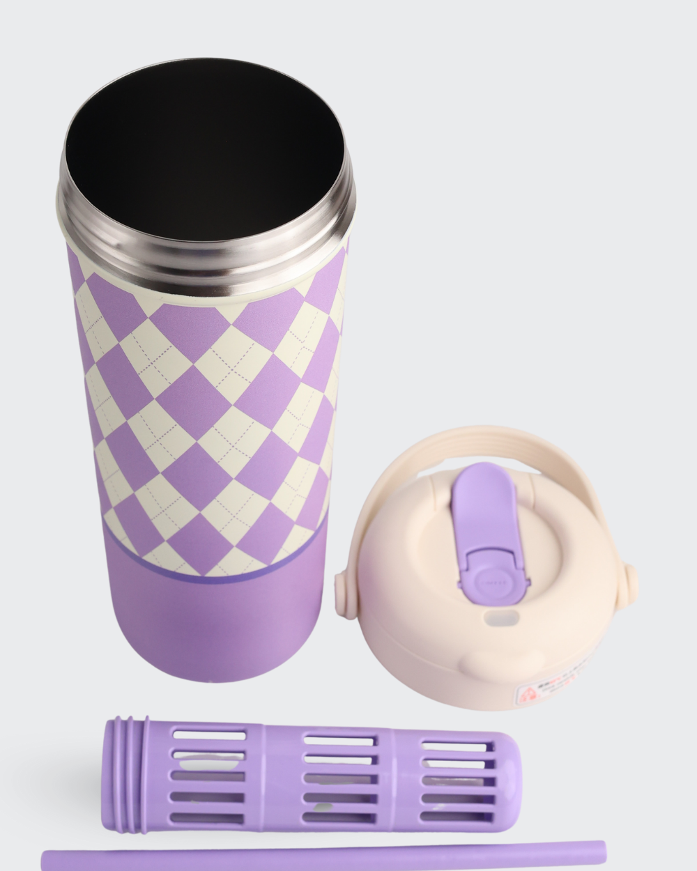 Harlequin Pattern Printing Vacuum Elegent & Durable (Purple) By Bev9