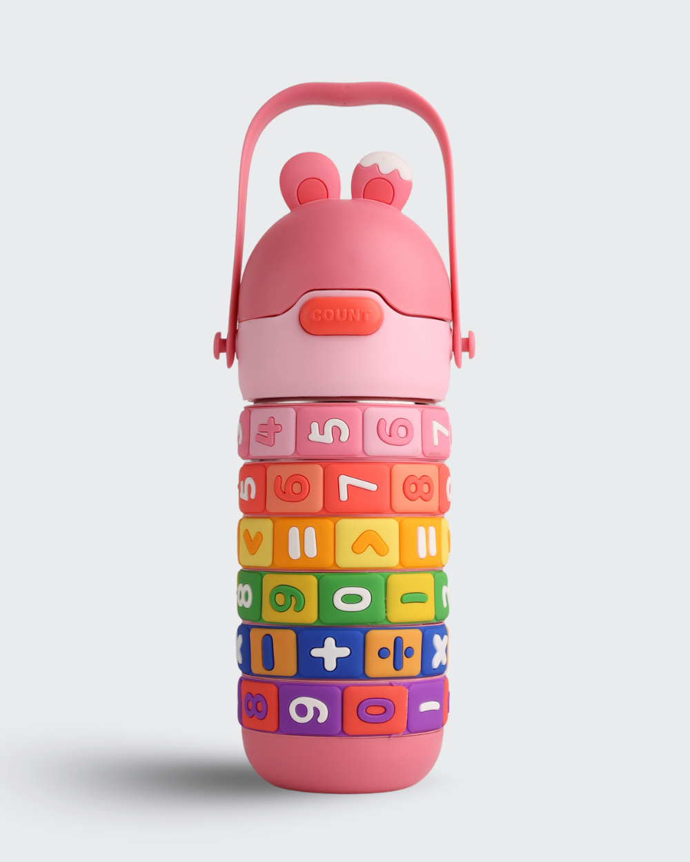 Drinkware For The Story Kids Fidget Math Water Bottle (Pink) By Bev9