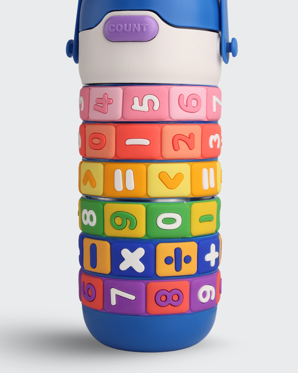 Drinkware For The Story Kids Fidget Math Water Bottle (Blue) By Bev9