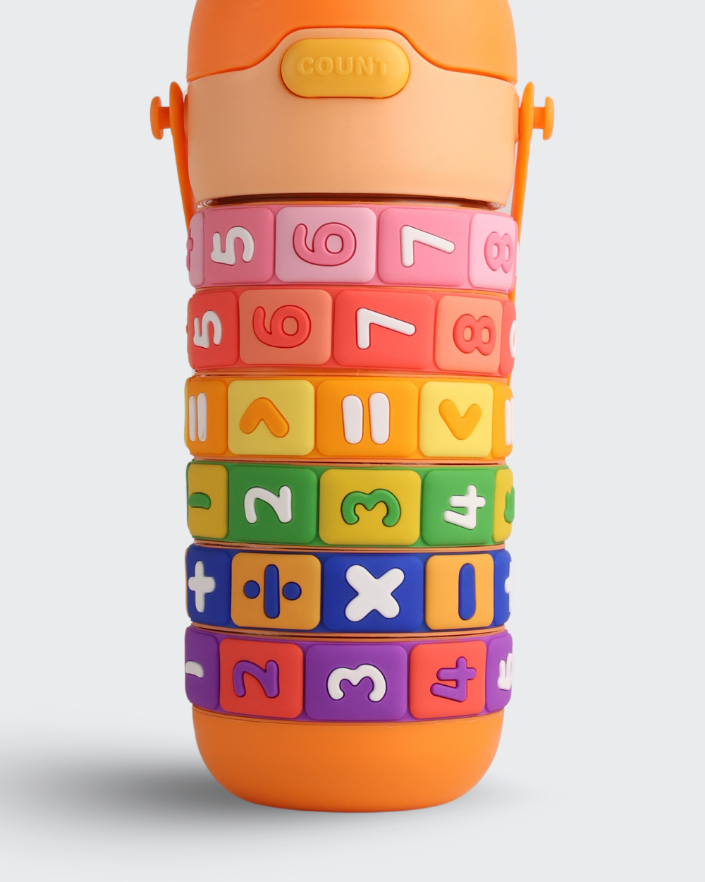 Drinkware For The Story Kids Fidget Math Water Bottle (Orange) By Bev9