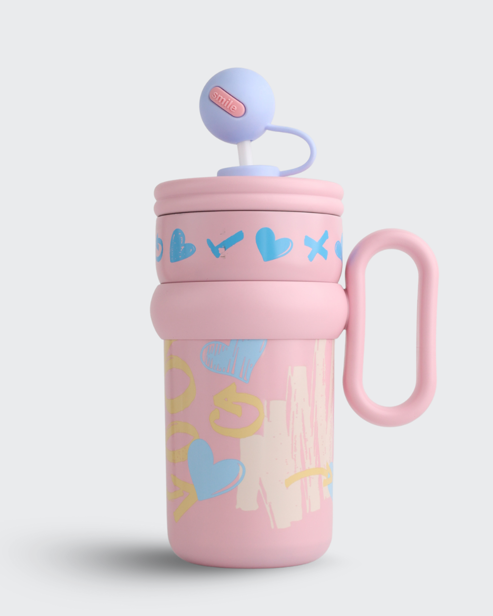 UJEAVETTE Stainless Steel Insulated Tumbler (Pink & BLUE) By Bev9