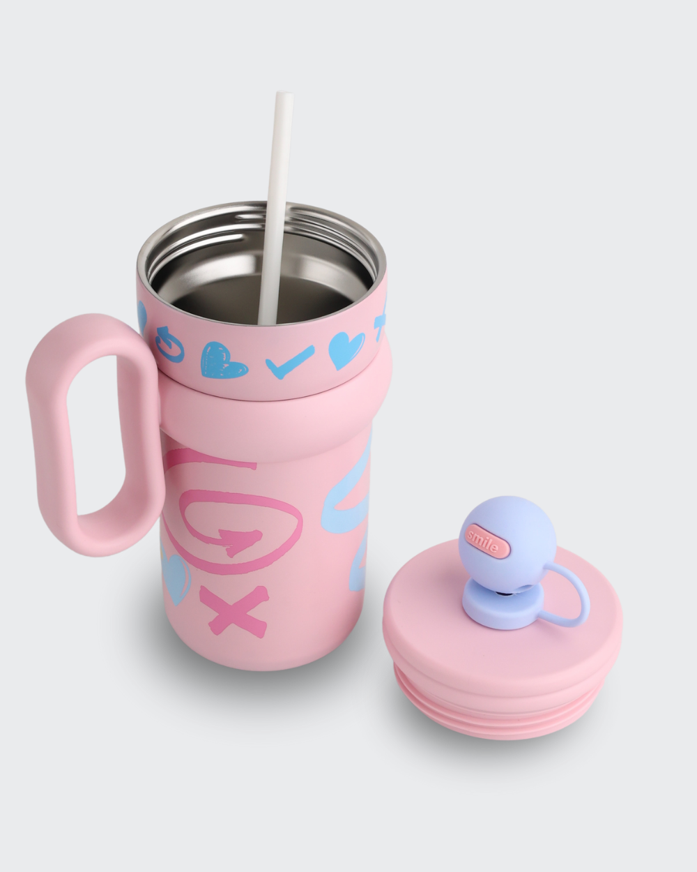 UJEAVETTE Stainless Steel Insulated Tumbler (Pink & BLUE) By Bev9