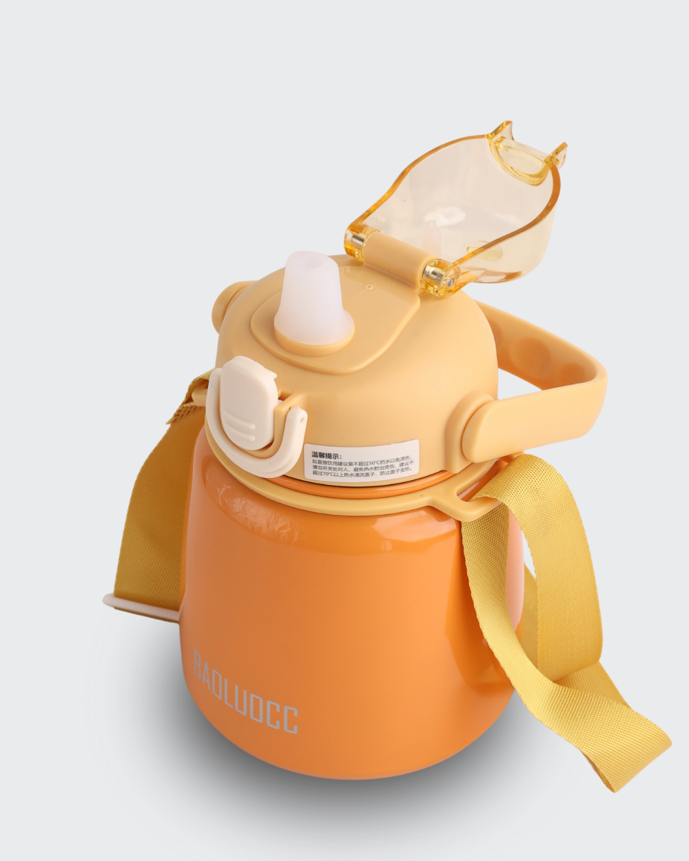 ZUCUR Glitz Big Belly Kawaii water Bottle (Orange) By Bev9