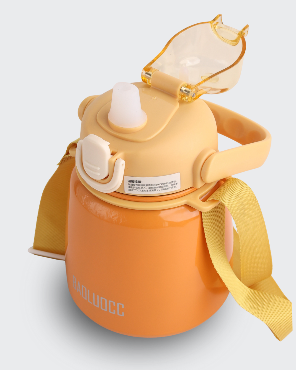 ZUCUR Glitz Big Belly Kawaii water Bottle (Orange) By Bev9