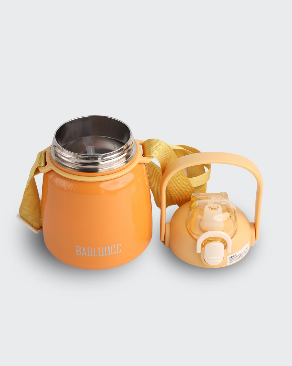 ZUCUR Glitz Big Belly Kawaii water Bottle (Orange) By Bev9