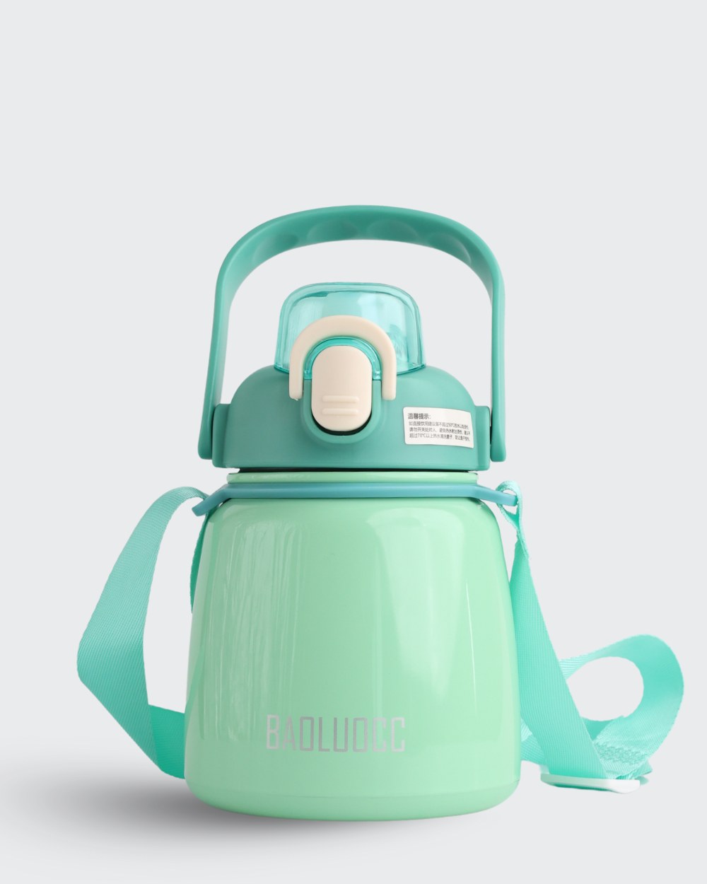 ZUCUR Glitz Big Belly Kawaii water Bottle (Green) By Bev9