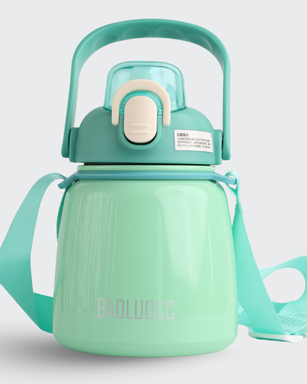 ZUCUR Glitz Big Belly Kawaii water Bottle (Green) By Bev9