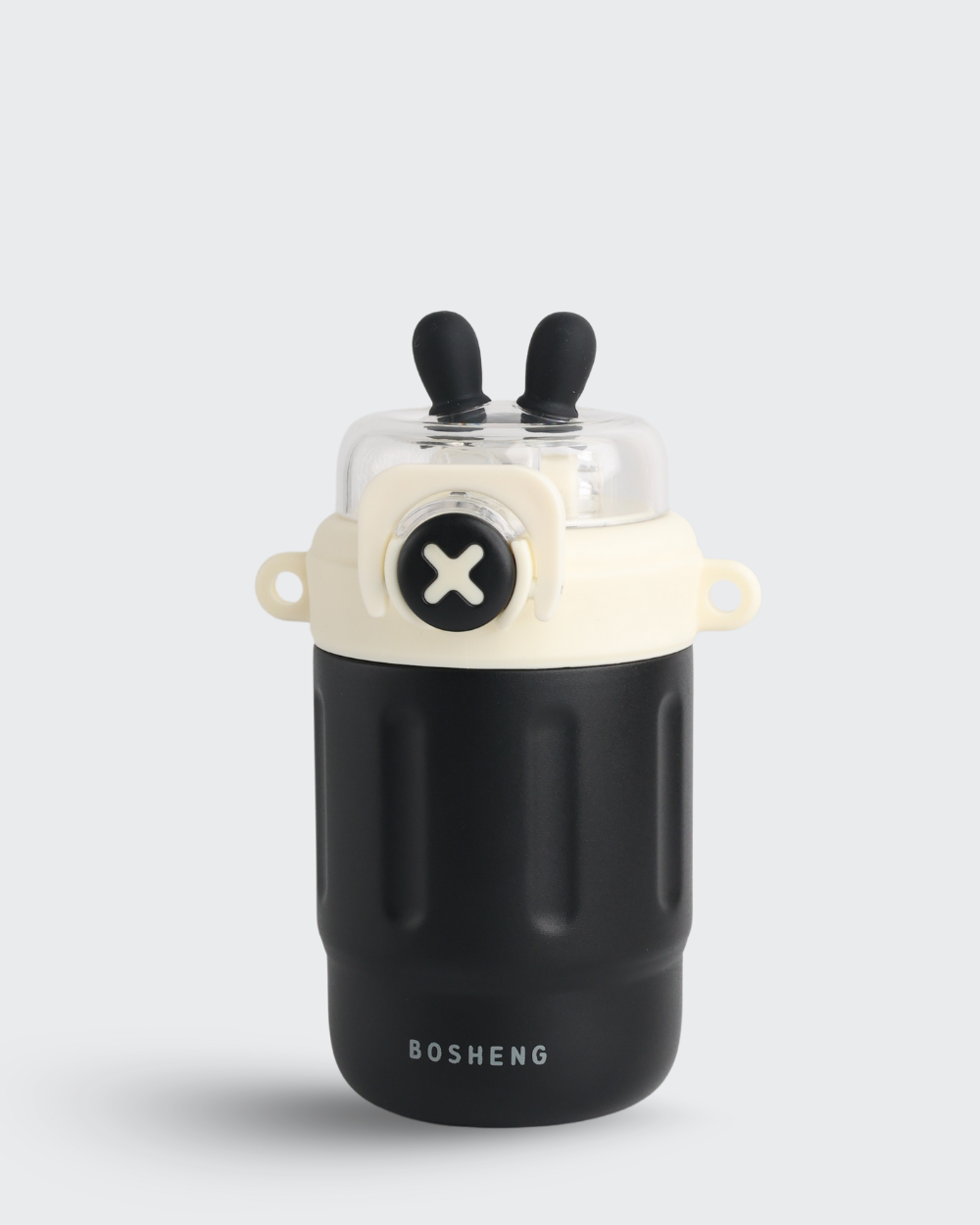 Bunny Magic Water Bottle Hot & Cold ( White & Black) By Bev9