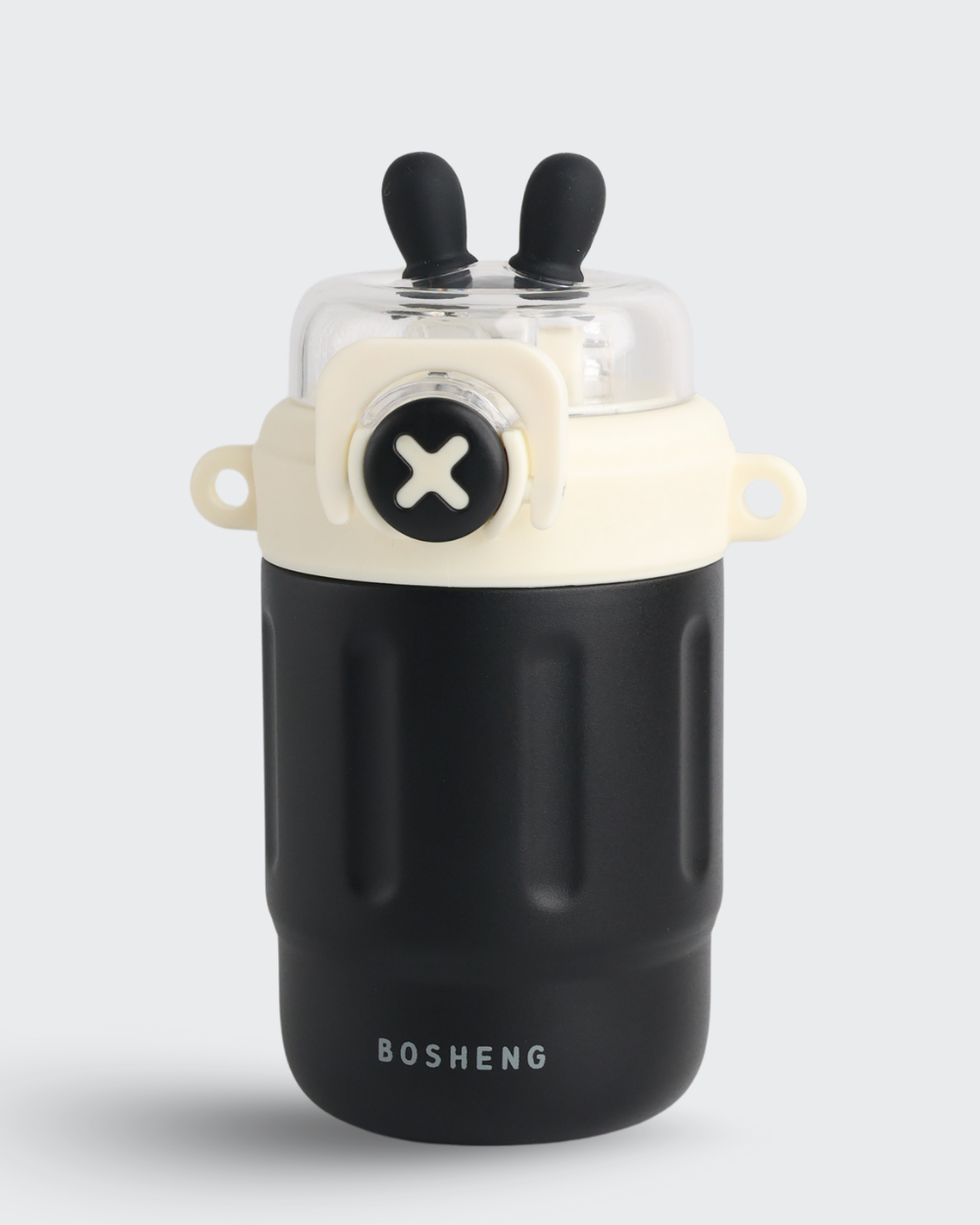 Bunny Magic Water Bottle Hot & Cold ( White & Black) By Bev9