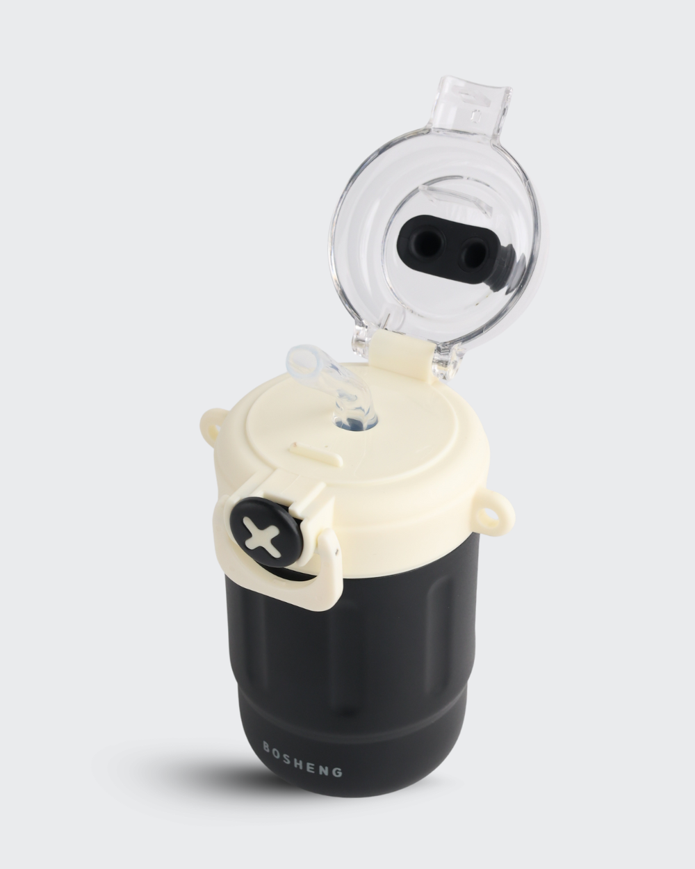 Bunny Magic Water Bottle Hot & Cold ( White & Black) By Bev9