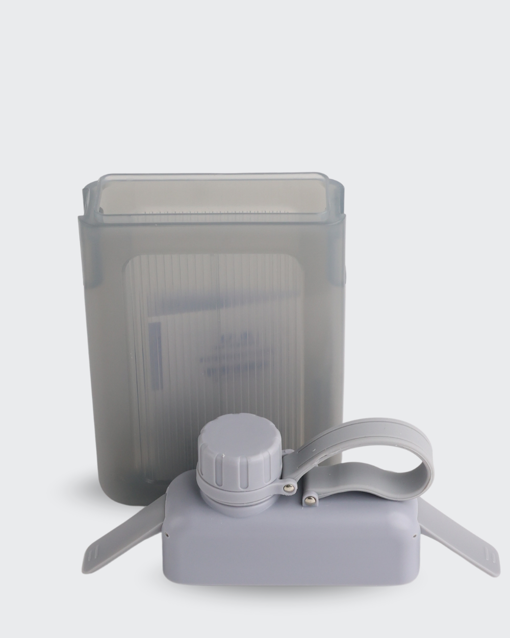 Square Sports Bottle Leak-Proof (Gray) By Bev9