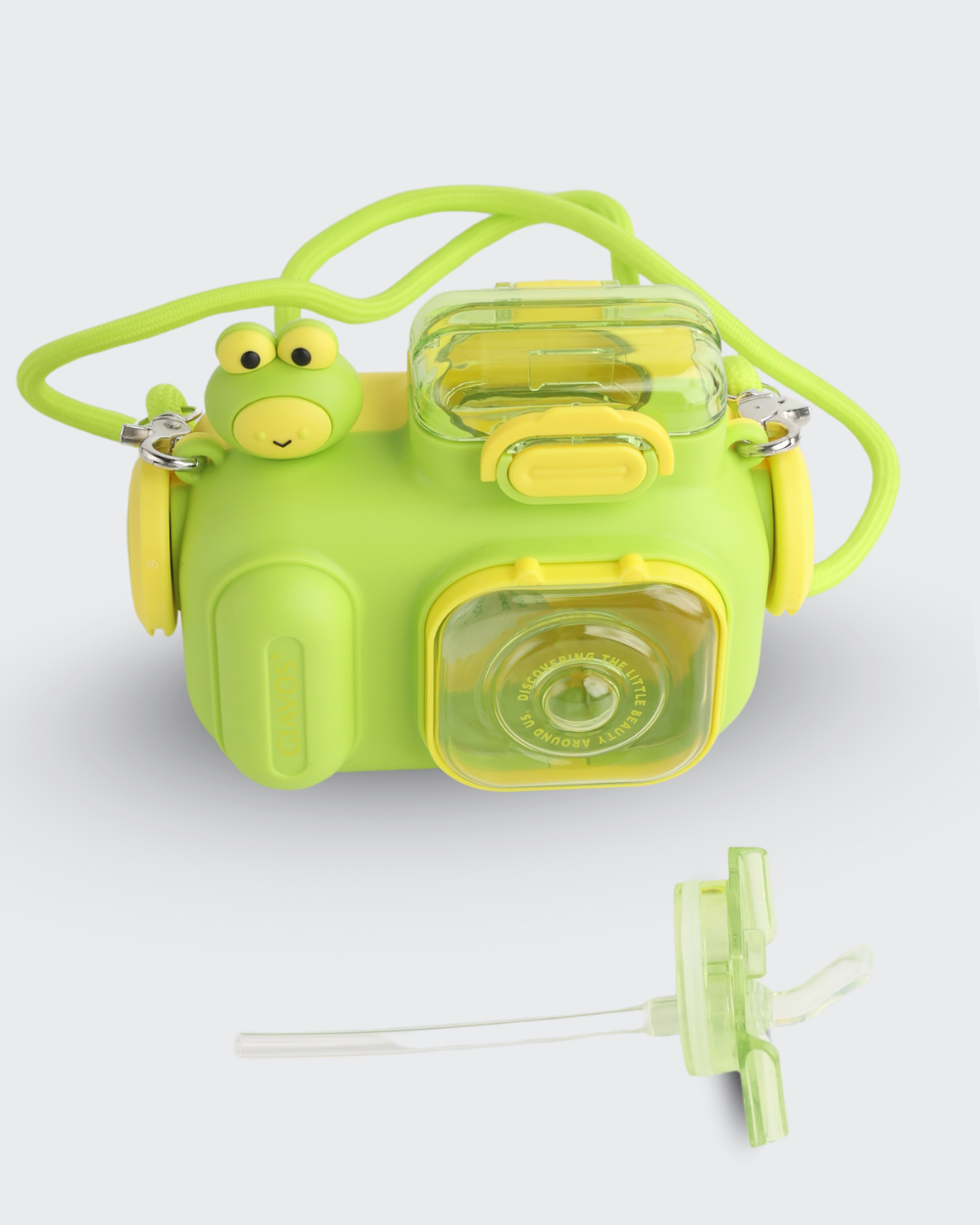 Cool GIAVOS Camera Kid Water Bottle (Green) By Bev9