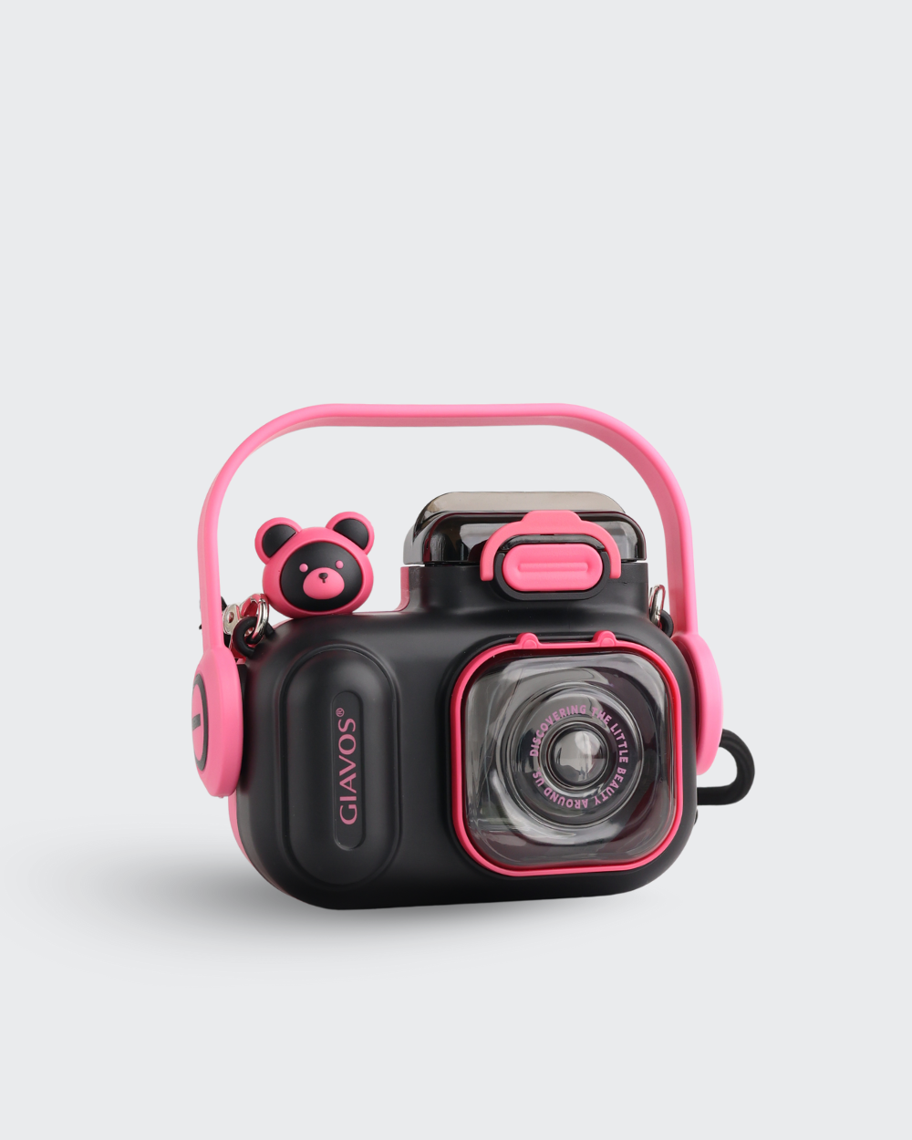 Cool GIAVOS Camera Kid Water Bottle (Black) By Bev9