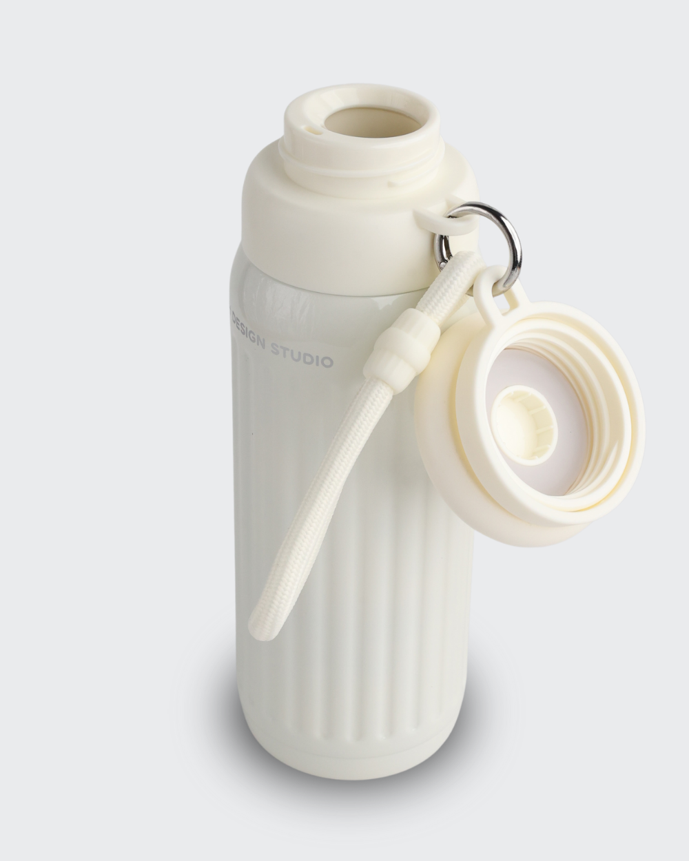 Gradient Stainless Steel water bottle (White) By Bev9