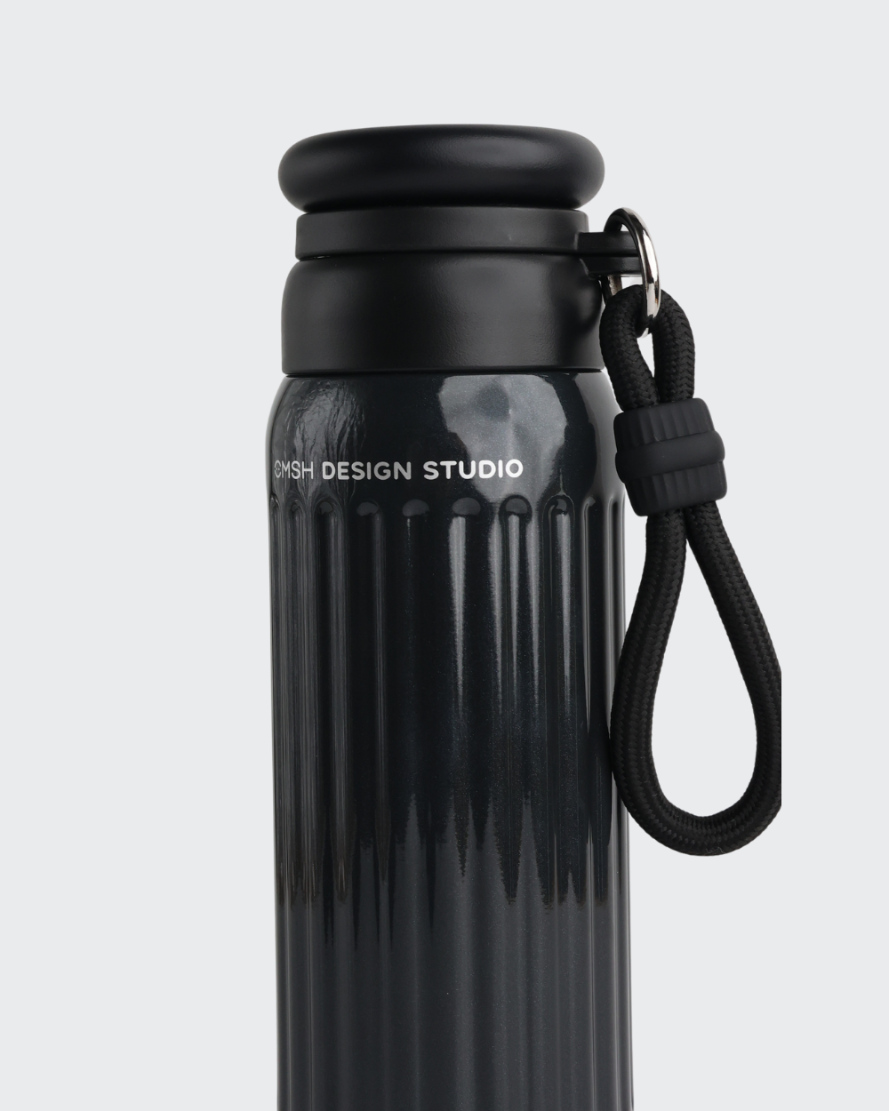 Gradient Stainless Steel water bottle (Black) By Bev9