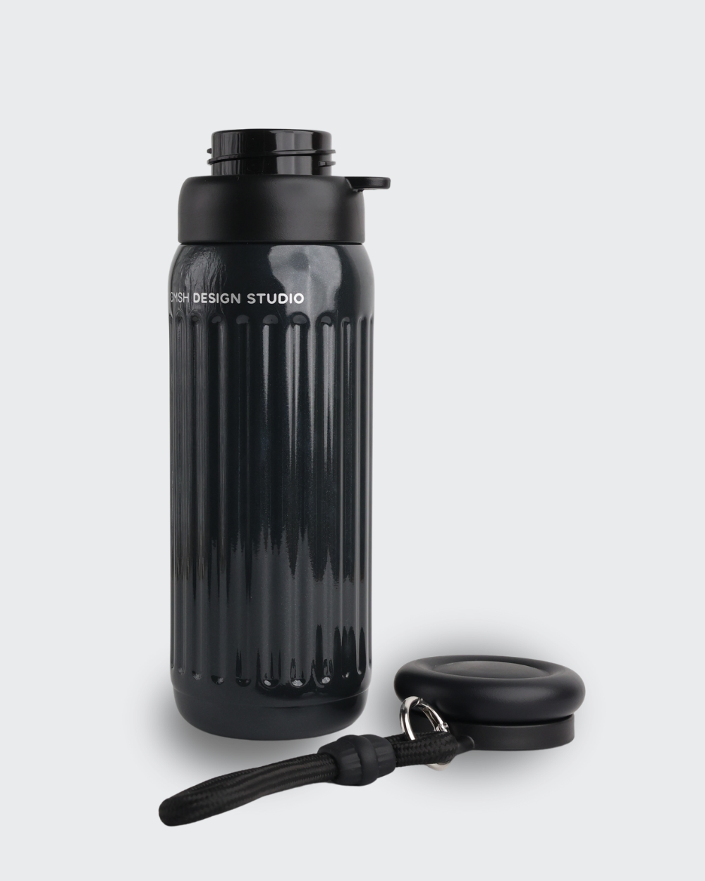 Gradient Stainless Steel water bottle (Black) By Bev9