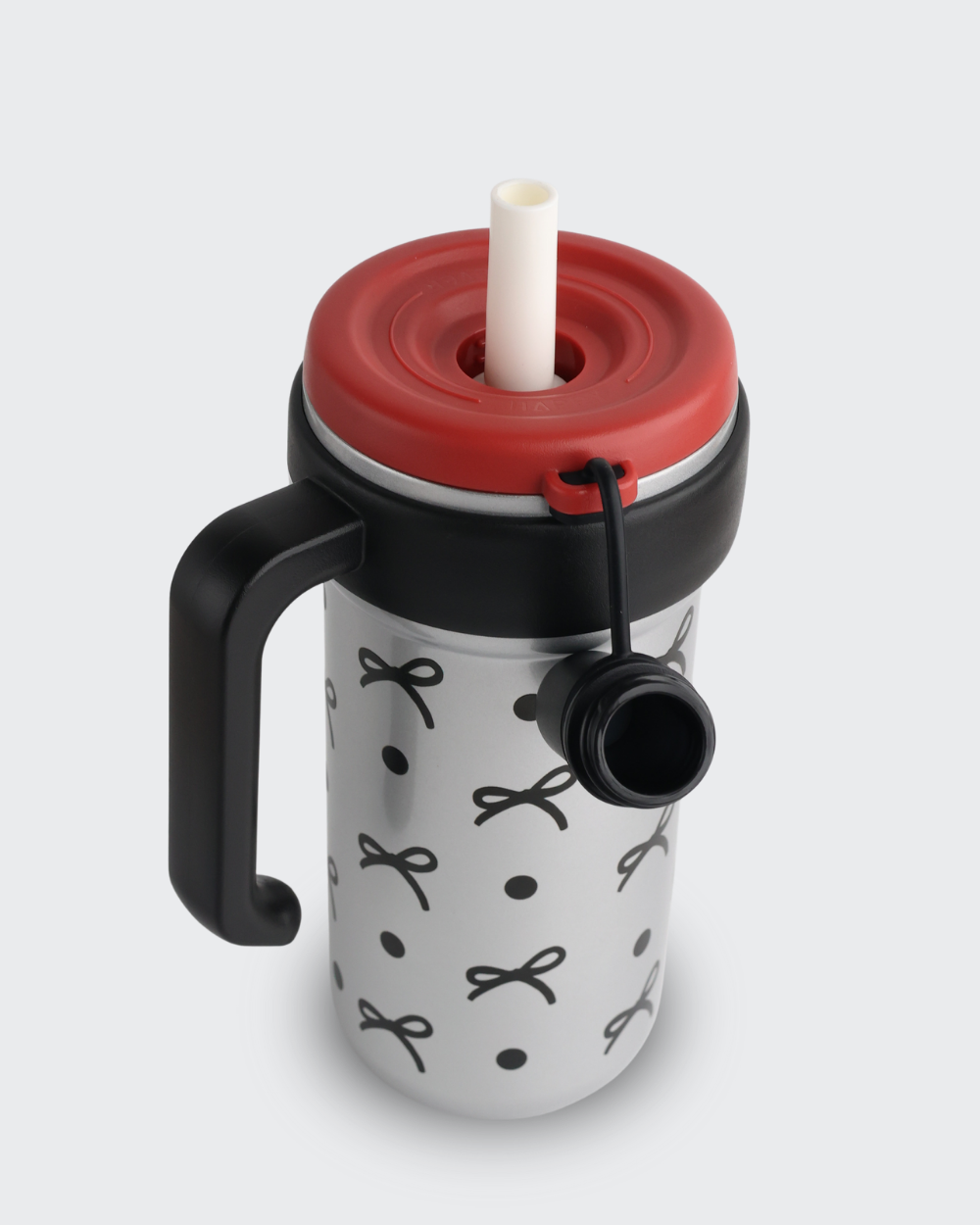 C-MATE 316 Stainless Steel Coffee Mug Tumbler (Gray & Black) By Bev9