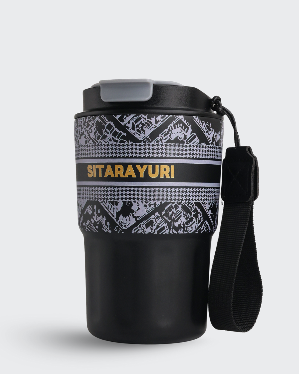 Sitarayuri Premium Stainless Steel Coffee Travel Mug (Gray) by Bev9