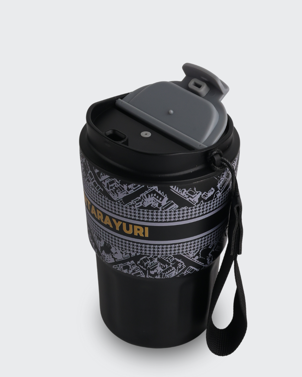 Sitarayuri Premium Stainless Steel Coffee Travel Mug (Gray) by Bev9