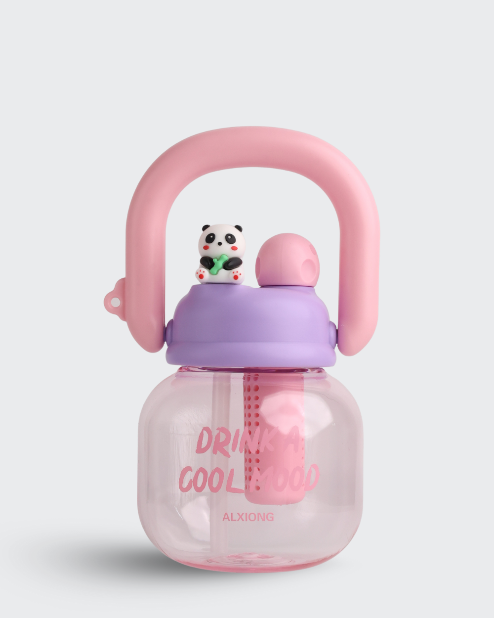Cute Panda Buddy Bottle (Purple & Pink) By Bev9