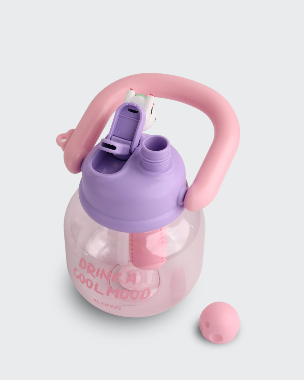 Cute Panda Buddy Bottle (Purple & Pink) By Bev9