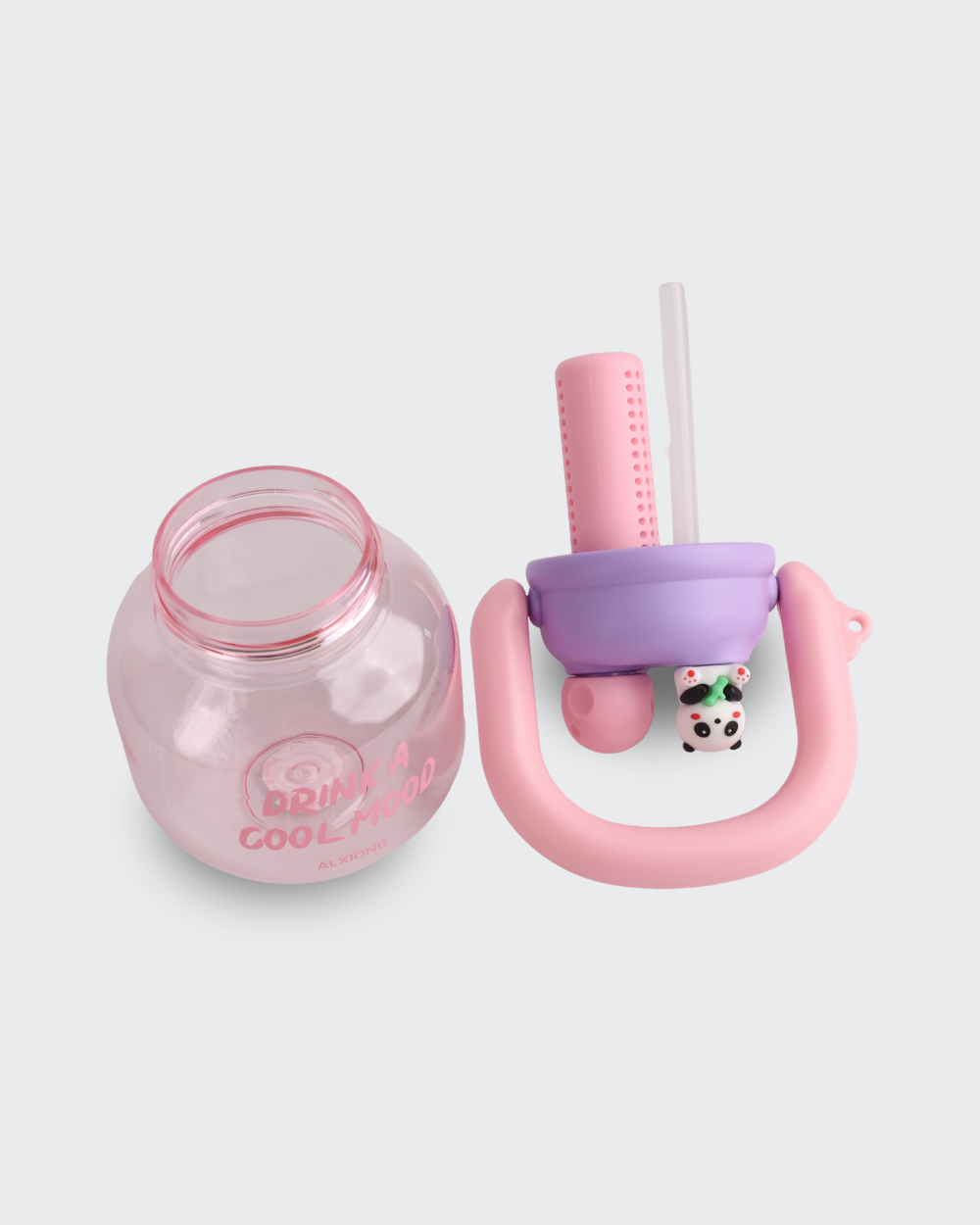 Cute Panda Buddy Bottle (Purple & Pink) By Bev9