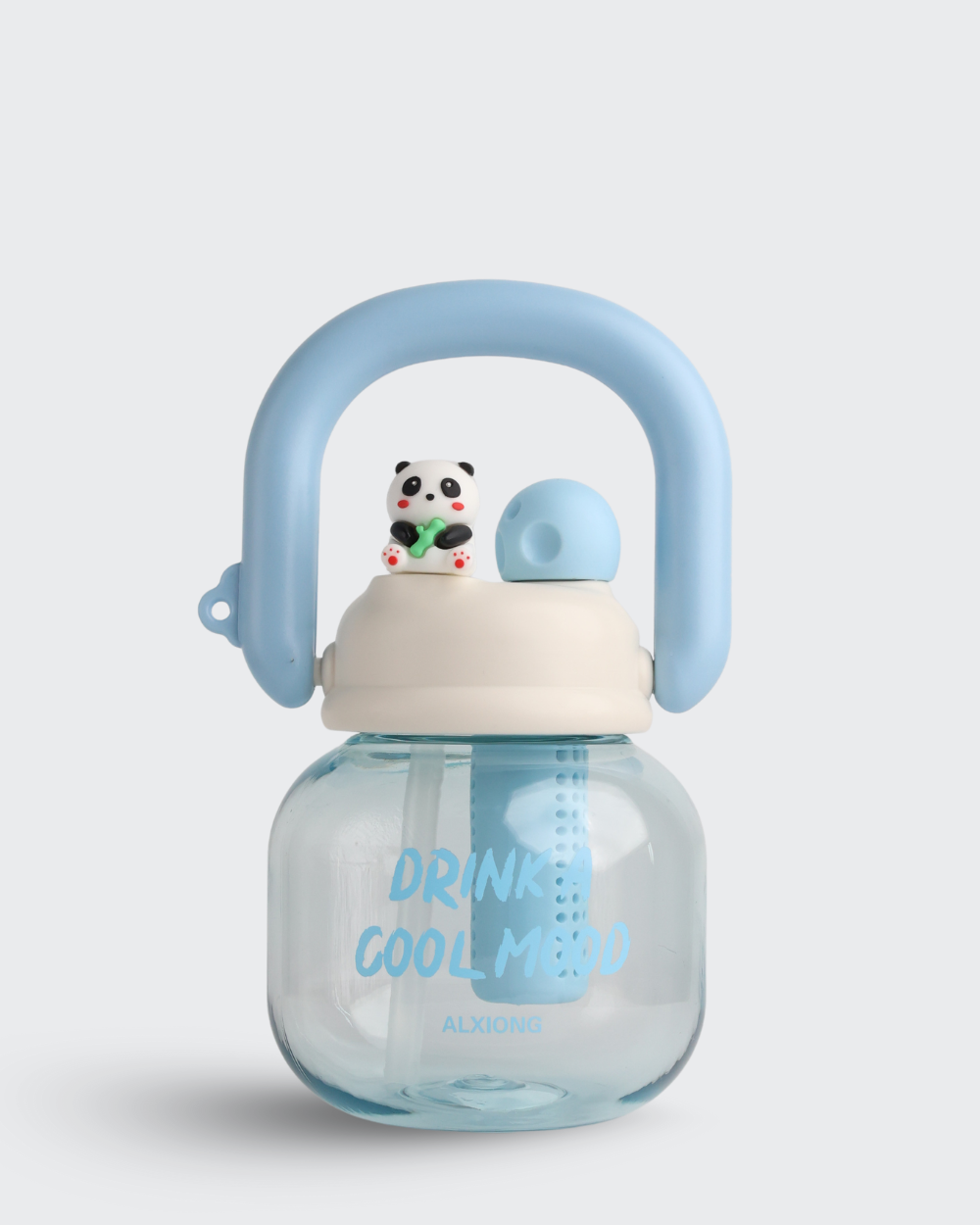 Cute Panda Buddy Bottle (White & Blue) By Bev9