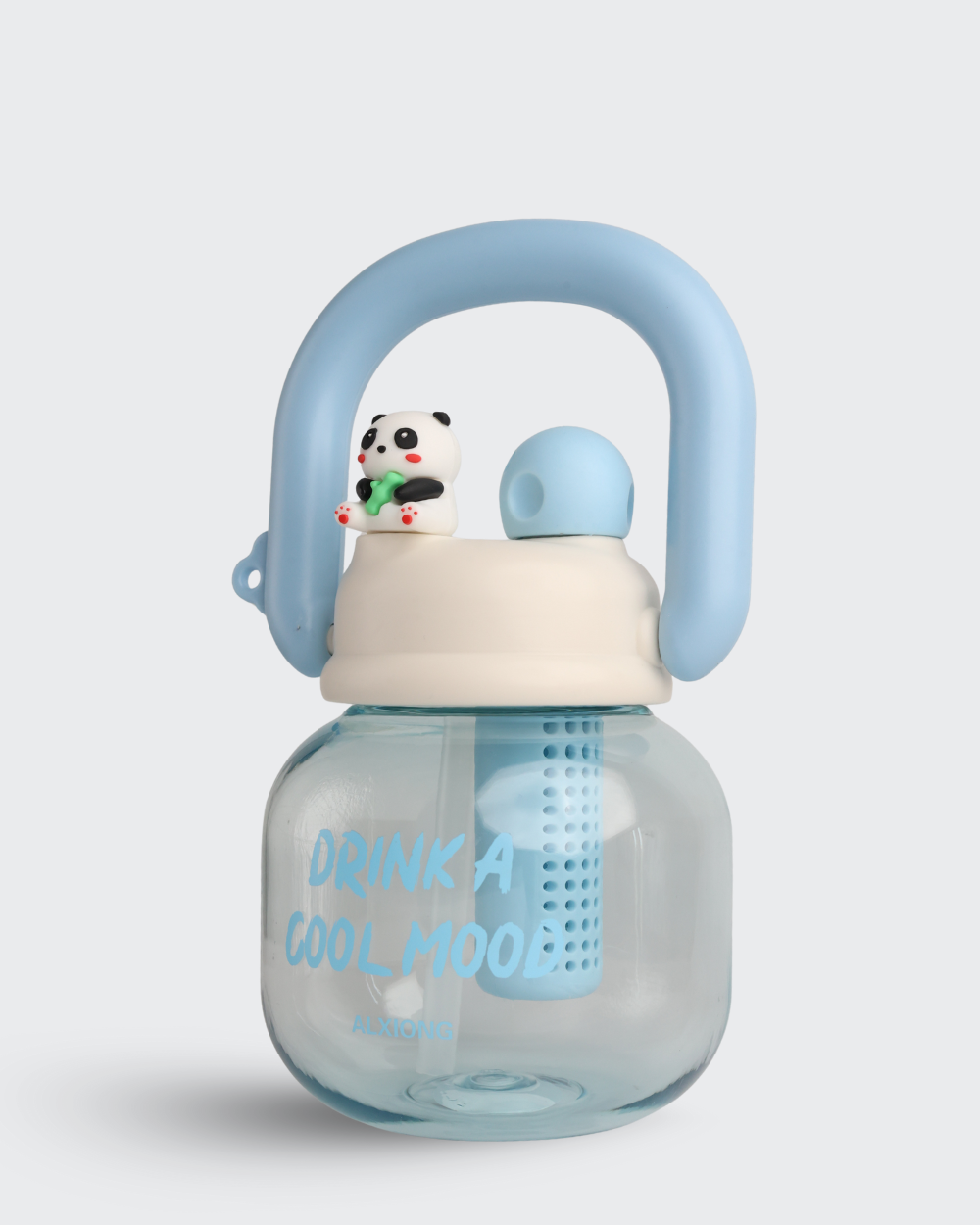 Cute Panda Buddy Bottle (White & Blue) By Bev9
